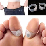 Gadgets d'Eve beauté 4 Pièces / Paire Anneaux en Silicone/ Minceurs et Masseurs Magnétiques/ Soins des Pieds